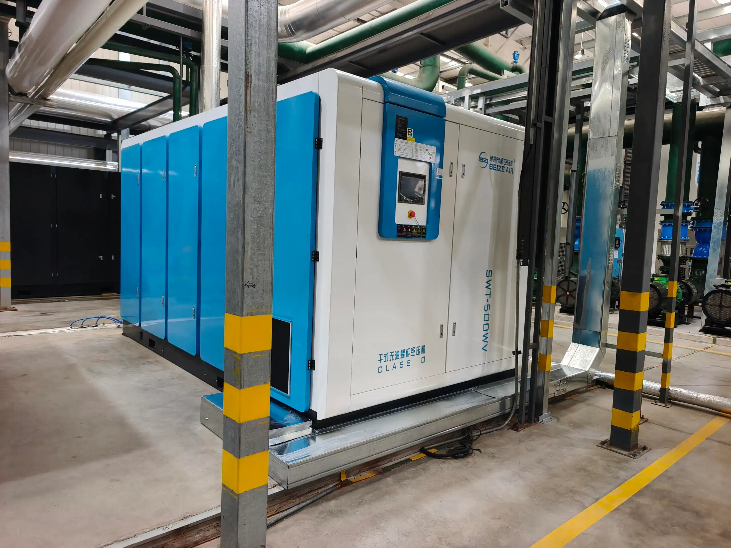 500KW PM VSD Oliorik gabeko Torlojuzko Aire Lehorra